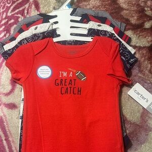 Carter's Red 'I'm a Great Catch' Kids Tee
